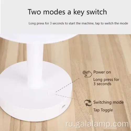 Красочный динамик Bluetooth с сенсорным управлением и лампой